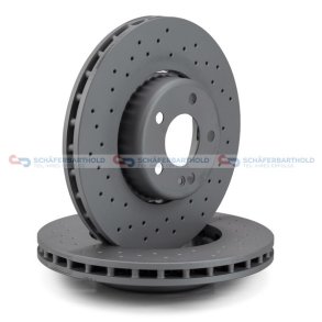 Bremseskive foraksel|Ø-318mm ZIMMERMANN