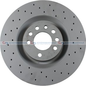 BremseskiveSport foraksel|Ø-345mm ZIMMERMANN