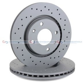 BremseskiveSport foraksel|Ø-266mm ZIMMERMANN