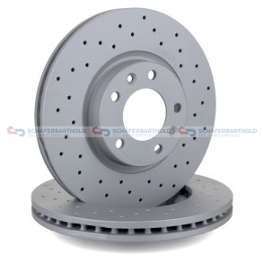 BremseskiveSport foraksel|Ø-283mm ZIMMERMANN