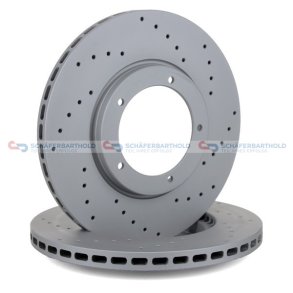 BremseskiveSport foraksel|Ø-282mm ZIMMERMANN