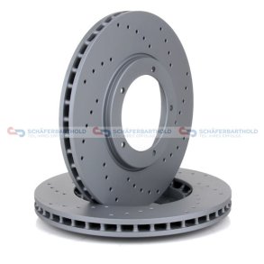 BremseskiveSport foraksel|Ø-282mm ZIMMERMANN