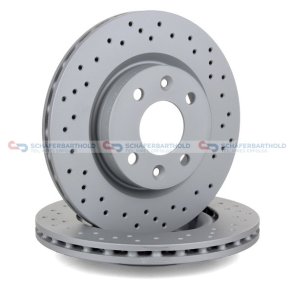 BremseskiveSport foraksel|Ø-259mm ZIMMERMANN