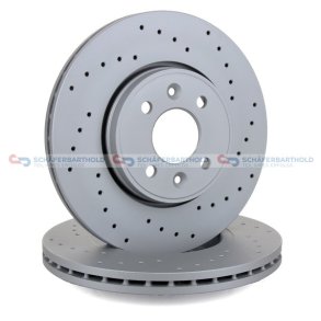 BremseskiveSport foraksel|Ø-280mm ZIMMERMANN