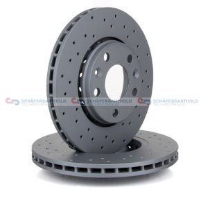 BremseskiveSport foraksel|Ø-280mm ZIMMERMANN