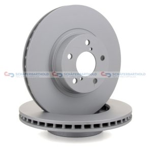 Bremseskive foraksel|Ø-277mm ZIMMERMANN