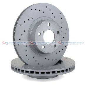 BremseskiveSport foraksel|Ø-277mm ZIMMERMANN