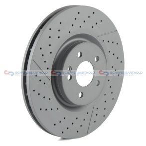 Bremseskive foraksel|Ø-350mm ZIMMERMANN