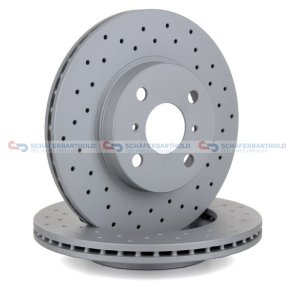 BremseskiveSport foraksel|Ø-255mm ZIMMERMANN