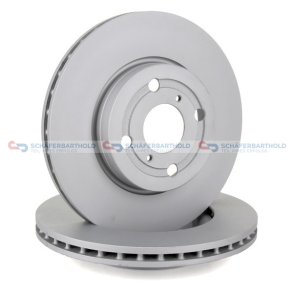 Bremseskive foraksel|Ø-258mm ZIMMERMANN
