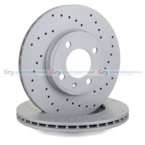 BremseskiveSport foraksel|Ø-256mm ZIMMERMANN