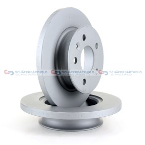 Bremseskive foraksel|Ø-258mm ZIMMERMANN