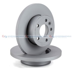 Bremseskive foraksel|Ø-282mm ZIMMERMANN