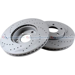 BremseskiveSport foraksel|Ø-282mm ZIMMERMANN