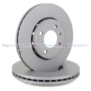 Bremseskive foraksel|Ø-256mm ZIMMERMANN