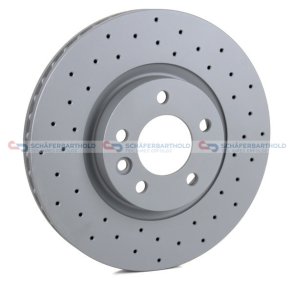 BremseskiveSport foraksel|Ø-333mm ZIMMERMANN