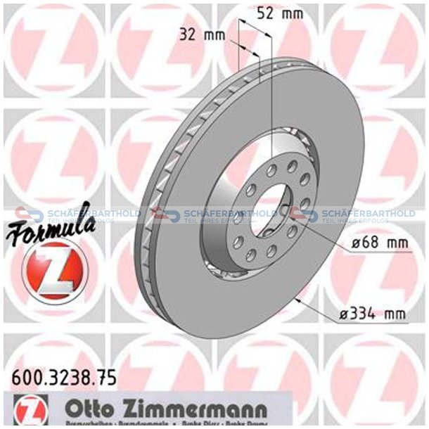 BremseskiveSport Formula Z for hjre|-334mm