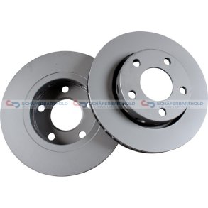 Bremseskive Bagaksel|Ø-256mm ZIMMERMANN