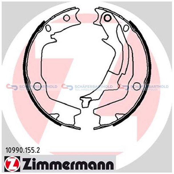 Bremsebakkest parkeringsbremse32mm|ZIMMERMANN