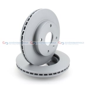 Bremseskive foraksel|Ø-256mm ZIMMERMANN