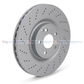 Bremseskive foraksel|Ø-344mm ZIMMERMANN