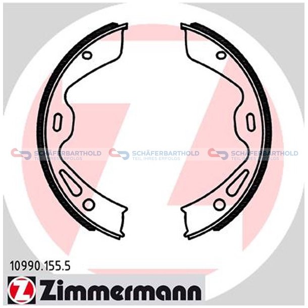 Bremsebakkest parkeringsbremse25mm|ZIMMERMANN