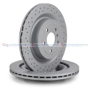 Bremseskive Bagaksel|Ø-345mm ZIMMERMANN