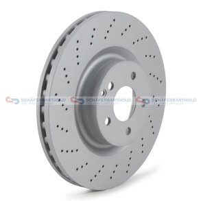 Bremseskive foraksel|Ø-344mm ZIMMERMANN