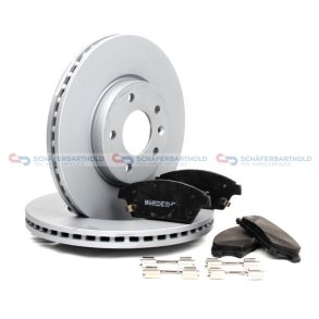 Bremsesæt skivebremser ZIMMERMANN