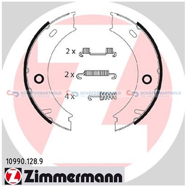 Bremsebakkest parkeringsbremse40mm|ZIMMERMANN