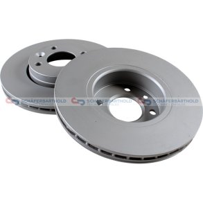 Bremseskive foraksel|Ø-2596 260mm ZIMMERMANN