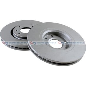 Bremseskive foraksel|Ø-283mm ZIMMERMANN