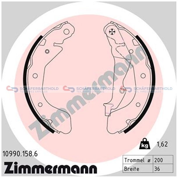 Bremsebakkest36mm| ZIMMERMANN