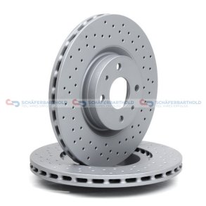 Bremseskive foraksel|Ø-284mm ZIMMERMANN