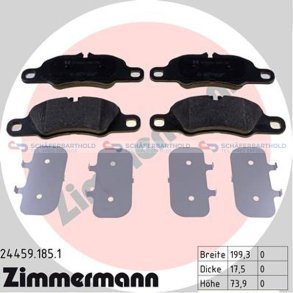 Bremseklodser 18mm|WVA:24459| ZIMMERMANN