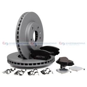 Bremsesæt skivebremser ZIMMERMANN