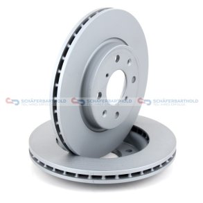 Bremseskive foraksel|Ø-256mm ZIMMERMANN