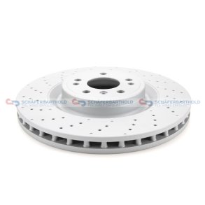 Bremseskive foraksel|Ø-350mm ZIMMERMANN