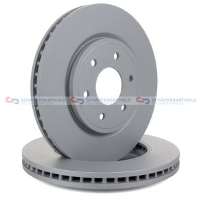 Bremseskive foraksel|Ø-296mm ZIMMERMANN