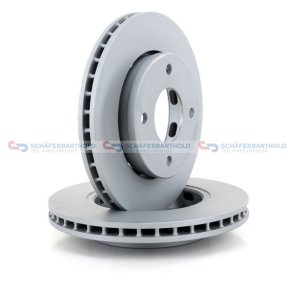 Bremseskive foraksel|Ø-256mm ZIMMERMANN