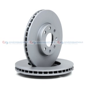 Bremseskive foraksel|Ø-256mm ZIMMERMANN