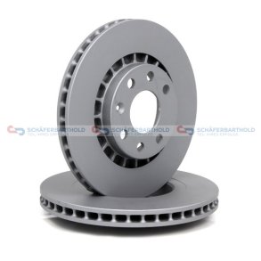 Bremseskive foraksel|Ø-256mm ZIMMERMANN