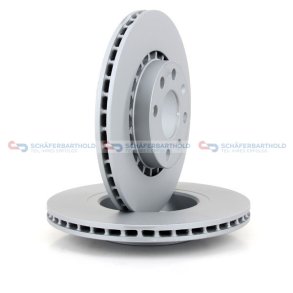 Bremseskive foraksel|Ø-256mm ZIMMERMANN