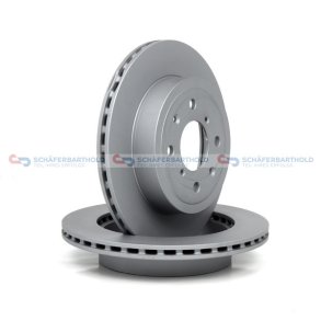 Bremseskive foraksel|Ø-253mm ZIMMERMANN