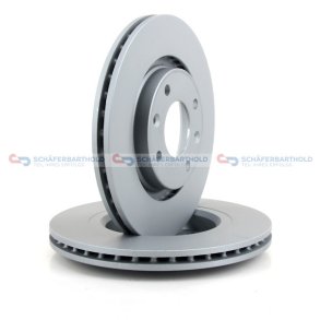 Bremseskive foraksel|Ø-266mm ZIMMERMANN