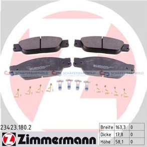 Bremseklodser 18mm|WVA:23423| ZIMMERMANN