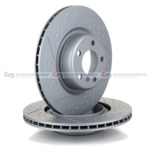 Bremseskive Bagaksel|Ø-345mm ZIMMERMANN