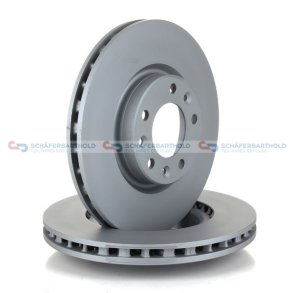 Bremseskive foraksel|Ø-283mm ZIMMERMANN