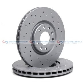 BremseskiveSport foraksel|Ø-302mm ZIMMERMANN