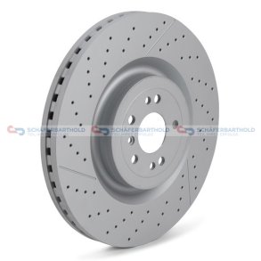 Bremseskive foraksel|Ø-390mm ZIMMERMANN